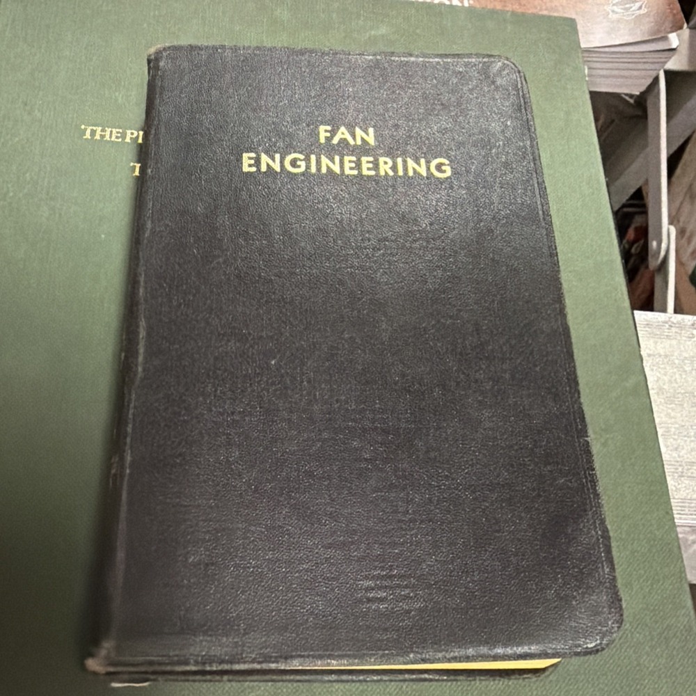 Fan Engineering 5th Edition  1949 Buffalo Forge Jorgensen Nice Shape